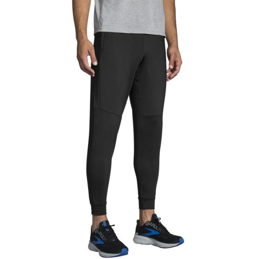 Apparel Brooks Performance Bottoms | Brooks Men'S Spartan Jogger Black-001