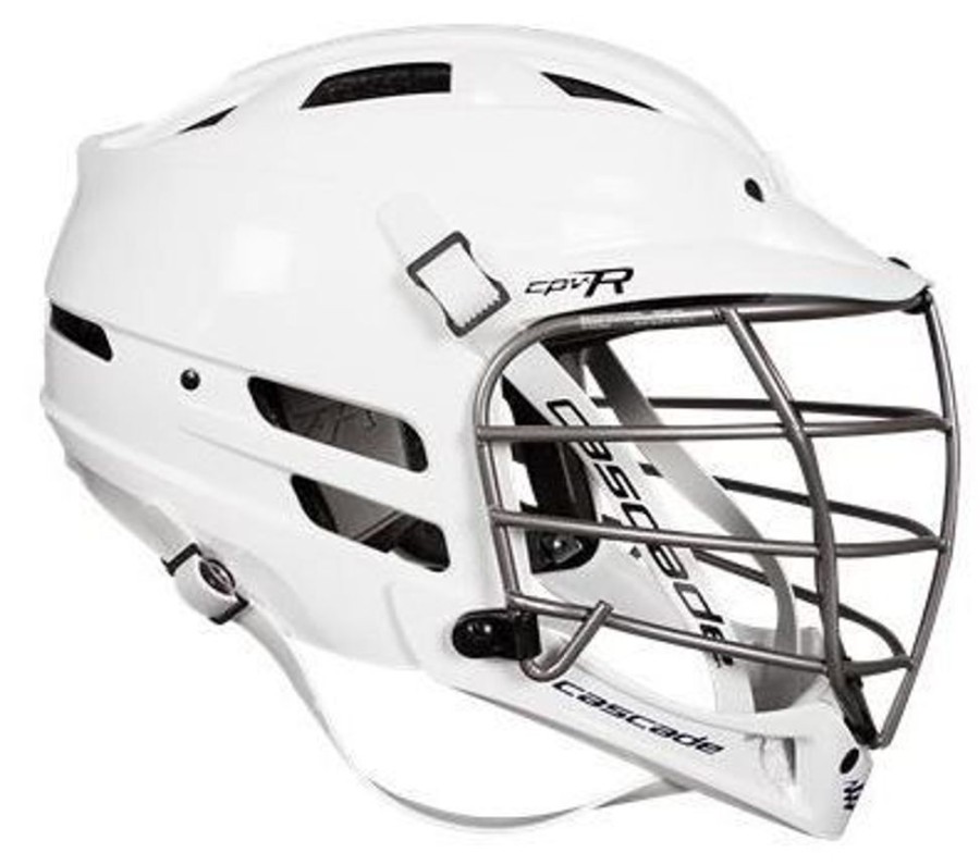 Equipment Cascade/Maverik | Cascade Cpv-R Helmet White/Silver Mask