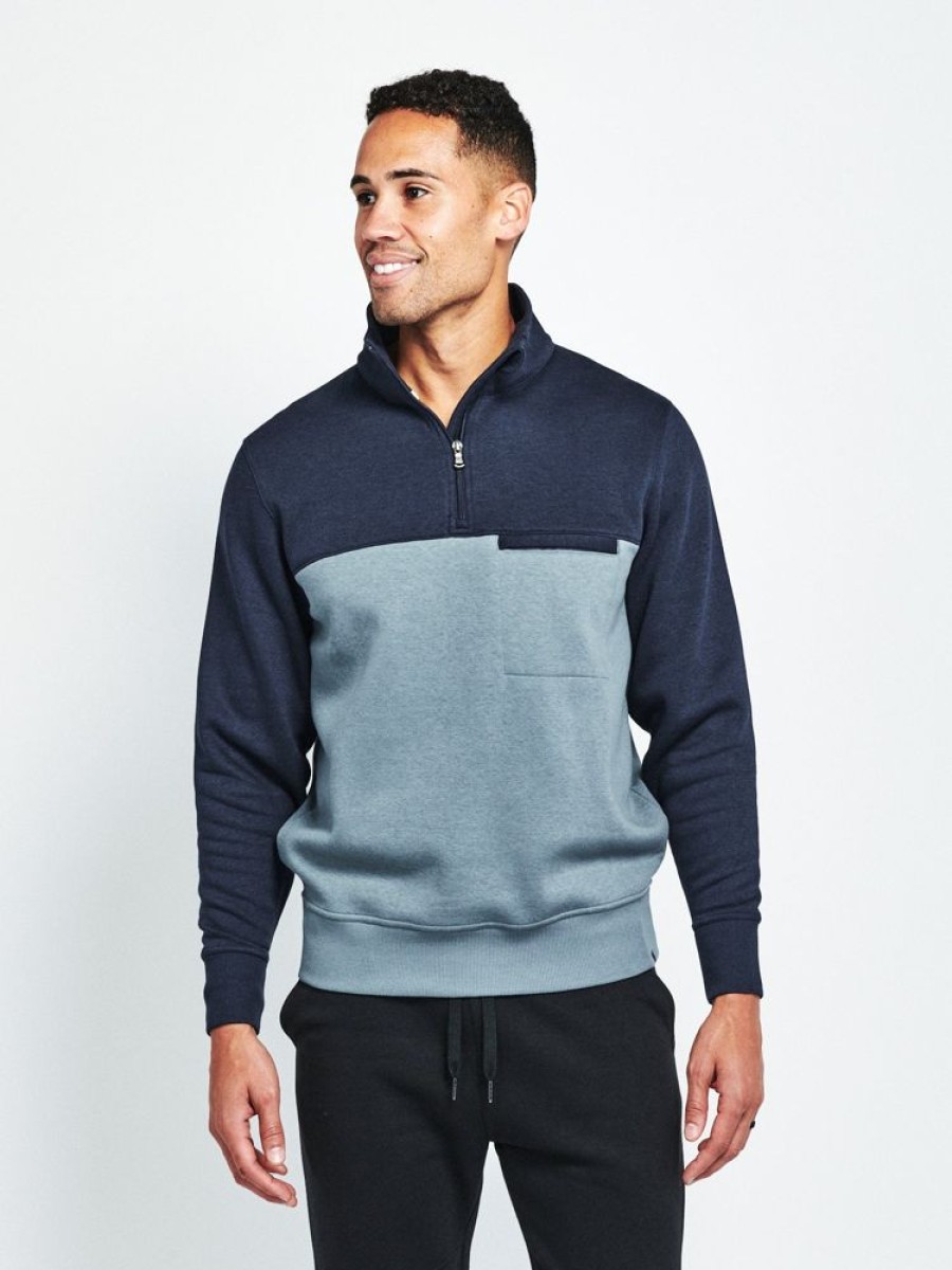 Apparel Tasc Performance Bottoms | Tasc Men'S Legendary Quarter Zip