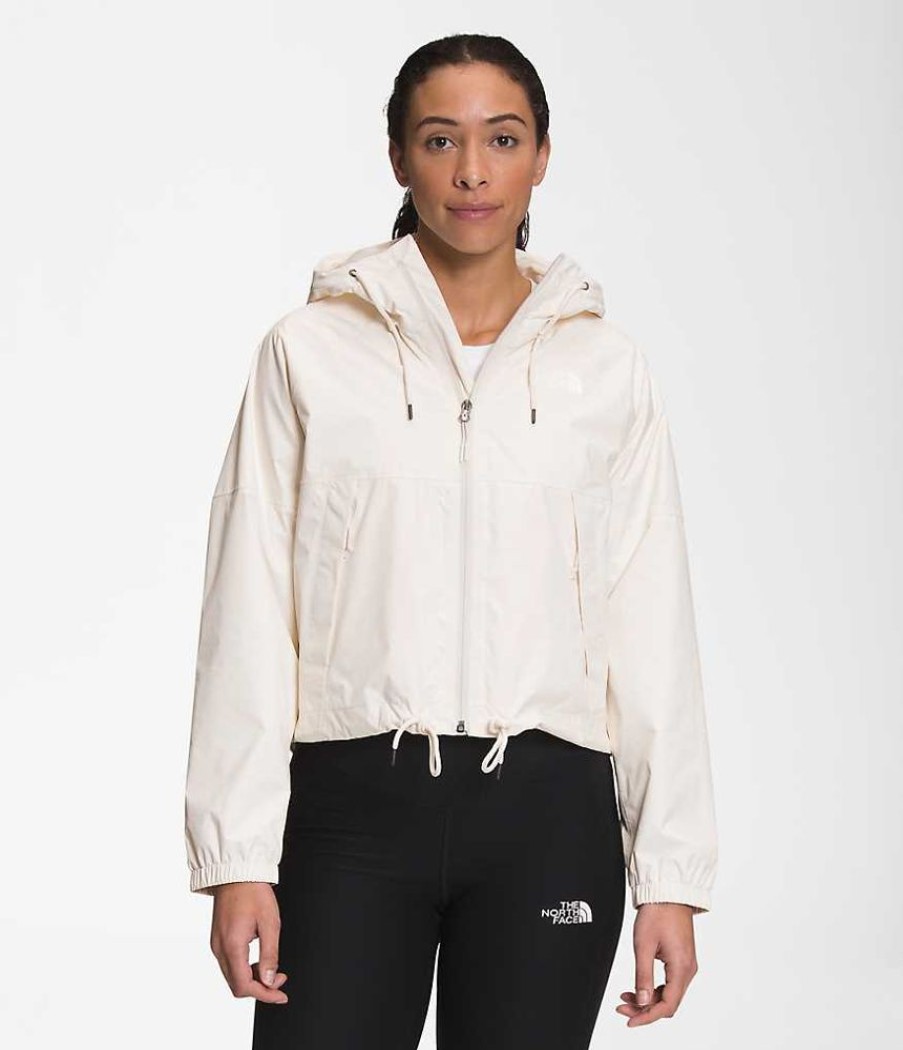 Apparel North Face Outerwear | The North Face Women'S Antora Rain Hoodie Gardenia White-N3N