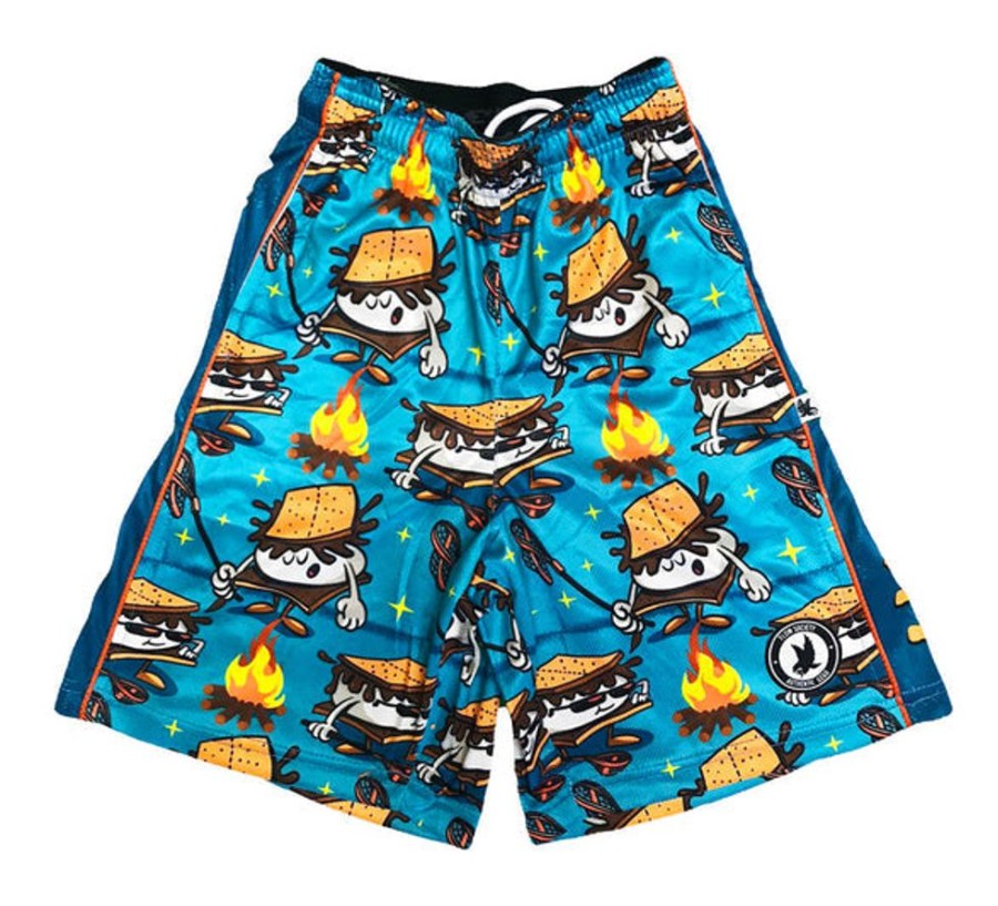 Apparel FLOW SOCIETY Bottoms | Flow Society Boys' S'Mores Society Attack Short