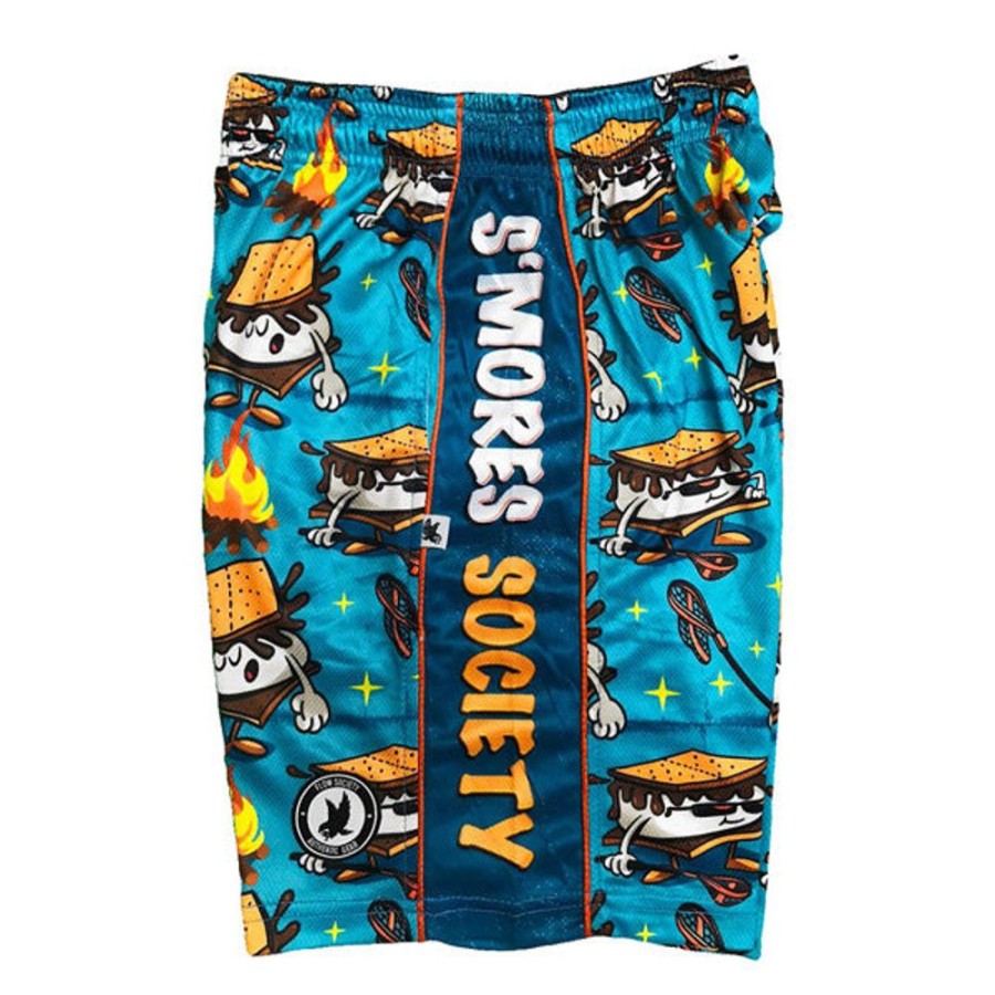 Apparel FLOW SOCIETY Bottoms | Flow Society Boys' S'Mores Society Attack Short