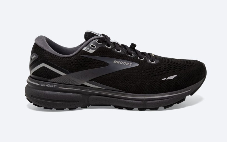 Footwear Brooks Running & Spikes | Brooks Women'S Ghost 15 Gtx Black/Blackened Pearl/Alloy-022