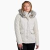 Apparel Kuhl Outerwear | Kuhl Women'S Ukon Fleece Lined Hoody Ivory