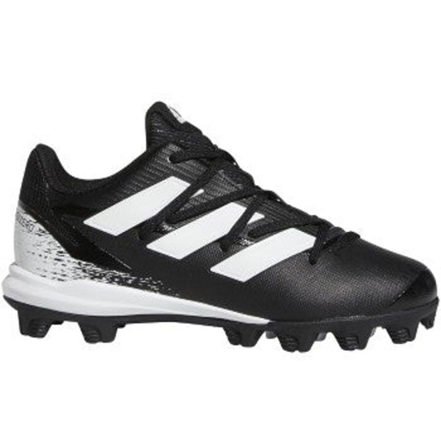 Footwear Adidas Cleated & Specialty | Adidas Kids' Afterburner 8 Md Black/Footwear White