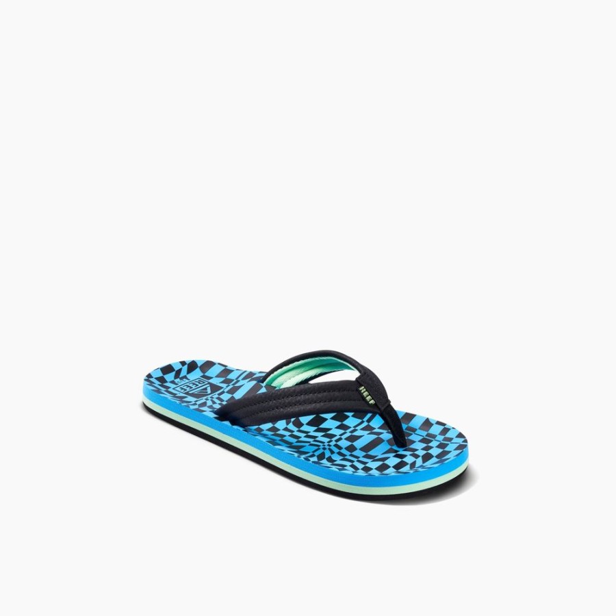 Footwear Reef Sandals & Water Shoes | Reef Kids' Ahi Swell Checkers