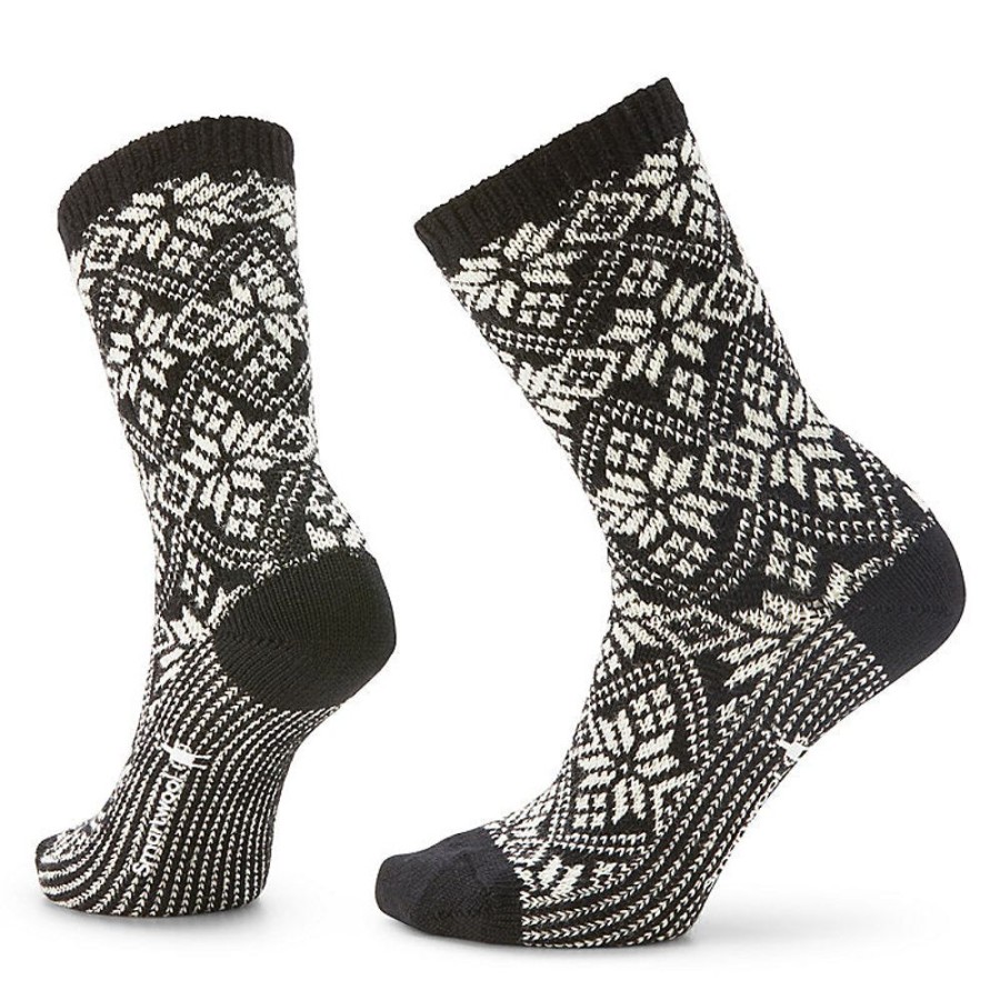 Apparel Smartwool Socks | Smartwool Women'S Everyday Traditional Snowflake Full Cushion Crew Socks Moonbeam-A81