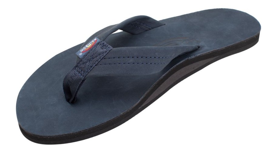 Footwear Rainbow Sandals Sandals And Water Shoes | Rainbow Men'S Single Layer Thick Strap Sandal