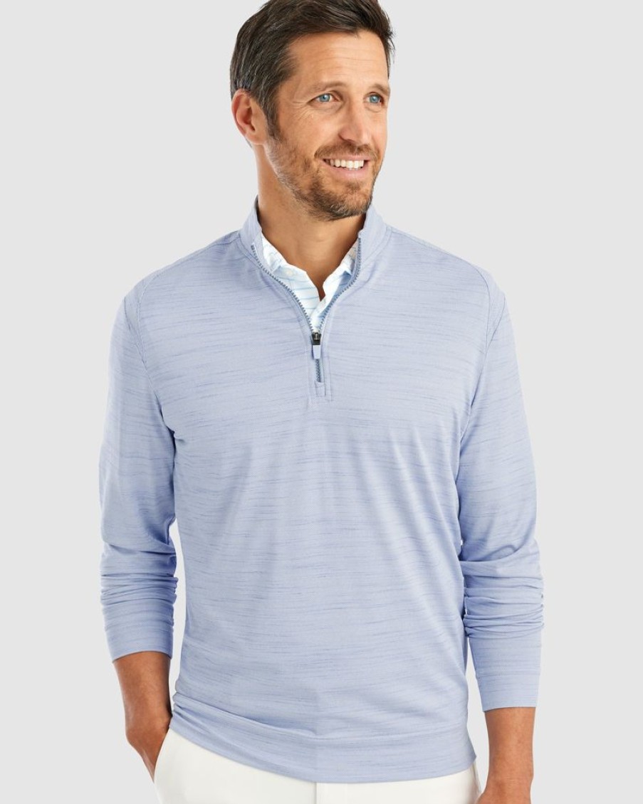 Apparel Johnnie-O Casual Tops | Johnnie-O Men'S Apex Prep-Formance 1/4 Zip Pullover