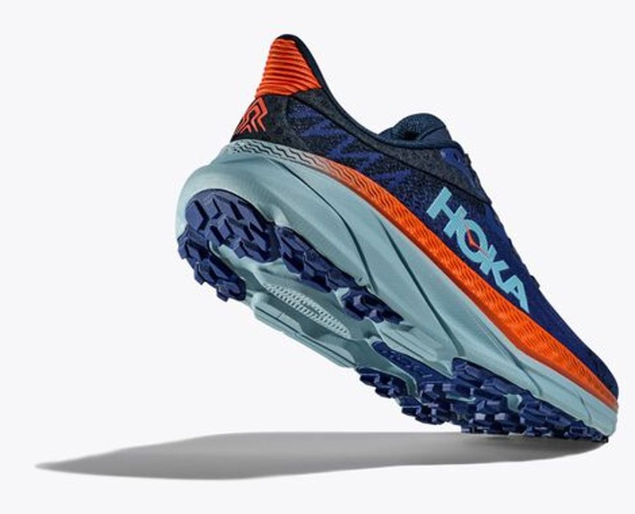 Footwear Hoka One One Hiking & Trail | Hoka Men'S Challenger Atr 7 Bellwether Blue/Stone Blue-Bbsbl