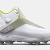 Footwear Under Armour Football & Lacrosse Cleats | Men'S Ua Highlight Hammer Mc Cleats White/Metallic Silver/White-101