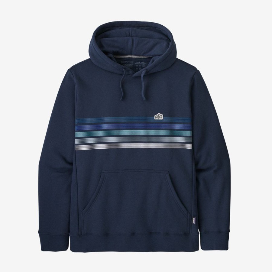 Apparel Patagonia Outerwear | Patagonia Men'S Line Logo Ridge Stripe Uprisal Hoody