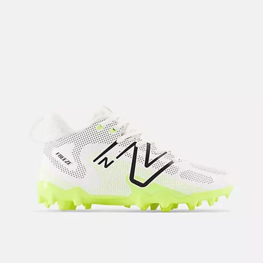 Footwear New Balance Football & Lacrosse Cleats | New Balance Jr Freezelx V4 White