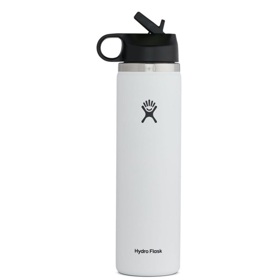 Accessories Hydro Flask | Hydro Flask 24 Oz Wide Mouth W/ Straw Lid