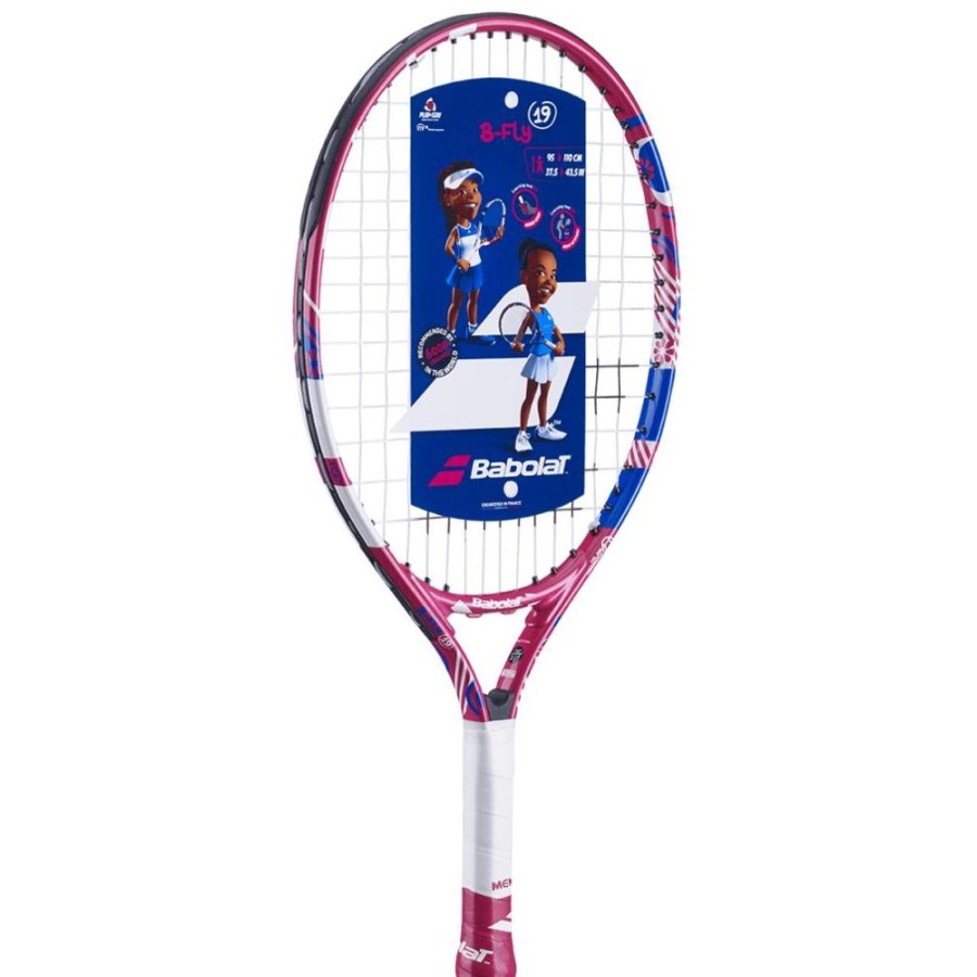 Equipment Babolat | Babolat B Fly 19 Tennis Racquet Blue/Pink