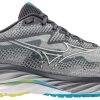 Footwear Mizuno Running & Spikes | Mizuno Men'S Wave Rider 27 Pearl Blue/White-5F00