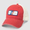 Accessories Johnnie-O | Johnnie-O Red Blue Patch Trucker Hat Red/Blue