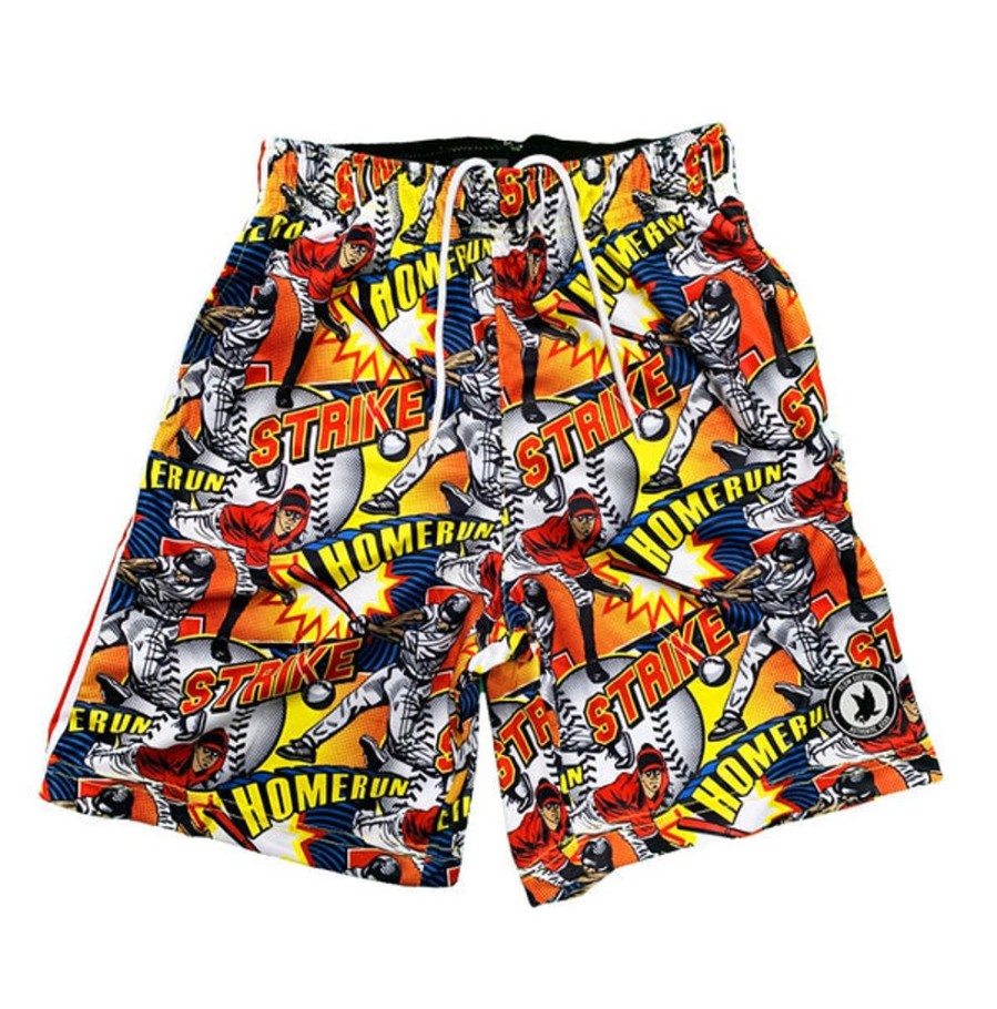 Apparel FLOW SOCIETY Bottoms | Flow Society Boys' Comic Baseball Short